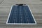 Flexible polycrystalline solar panel for yachts on the berth deck