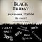 Flier for day of Black Friday. Great sale, large discounts