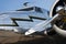 Flight, Aviation Concept, Vintage Aircraft Closeup