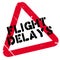 Flight Delays rubber stamp