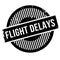 Flight Delays rubber stamp