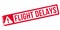 Flight Delays rubber stamp