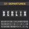 Flight info of destination Germany flip alphabet airport departures, Berlin