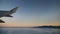 Flight over the coast of California with view of the Channel Islands