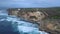 Flight over the coast of Uluwatu.