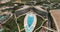 Flight over elite Mriya resort. Swimming pool, tennis courts, helicopter pad