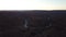 Flight over fish river canyon in southern Namibia