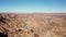 Flight over fish river canyon in southern Namibia