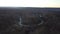 Flight over fish river canyon in southern Namibia