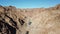 Flight over fish river canyon in southern Namibia