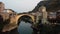 Flight over Mostar in Bosnia and Herzegovina