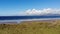 Flight over Rossbeigh beach on a sunny day