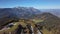 Flight over Rossfeld mountain panoramic road, Berchtesgaden, Germany