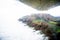 Flight over the table mountains of Namibia on foggy day