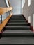 Flight of stairs. Interior of the staircase. Steps to upper floors