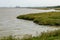 Flint foreshore at High Tide