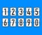 Flip countdown clock counter timer. Vector time remaining count down flip board with scoreboard of day, hour, minutes and seconds.