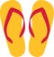 Flipflop icon vector