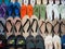 Flipflops selling in Mani Sithu Market