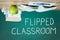 Flipped Classroom Concept On Blackboard