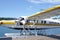 Float plane at the pier