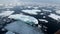 Floated next to an ice floe icebreaker in Arctic.