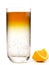 Floater - Cognac Cocktail on white Background
