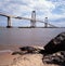 floating bridge,corrientes providence ,chaco providence paraguay river, argentina