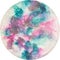 Floating bubbles in the fairy garden abstract art