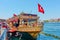 Floating cafes in Istanbul