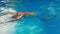 Floating Dead Body Adult Caucasian Male Drown in Swimming Pool after Cardiac Arrest