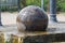 Floating Granite sphere as Fountain