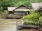 Floating hotel on River Kwai, Thailand