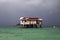 Floating house, Gaya island, Kota Kinabalu, Malaysia