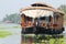 The floating house , Kerala backwaters