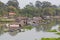 Floating houses in Uthaithani Thailand