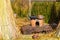 Floating Islands on Lake Titicaca Puno, Peru, South America, thatched home. Dense root that plants Khili