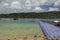 Floating jetty at North Bay Beach, Andaman Islands