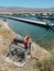 Floating marina at Cottonwood Cove on Lake Mohave