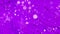 floating molecules over pulsating purple balls