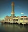 Floating mosque from Tanjung Bungah with soft focus effect due to long exposure technique