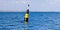 Floating navigational buoy