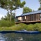 A floating, off-grid island retreat featuring sustainable architecture and eco-friendly systems3