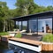 A floating, off-grid island retreat featuring sustainable architecture and eco-friendly systems5