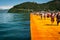 Floating Piers walkway edge horizontal