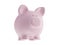 Floating pink piggy bank