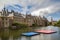 Floating pontoons in Het Binnenhof the Hauge.