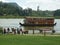 The floating restaurant in Gregory lake