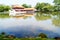 A floating restaurant in the lake