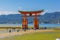 Floating torii gate in Miyajima